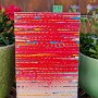 Coloured lines 10 2025, 17x11,  Spray-Lack auf Holz, € 85